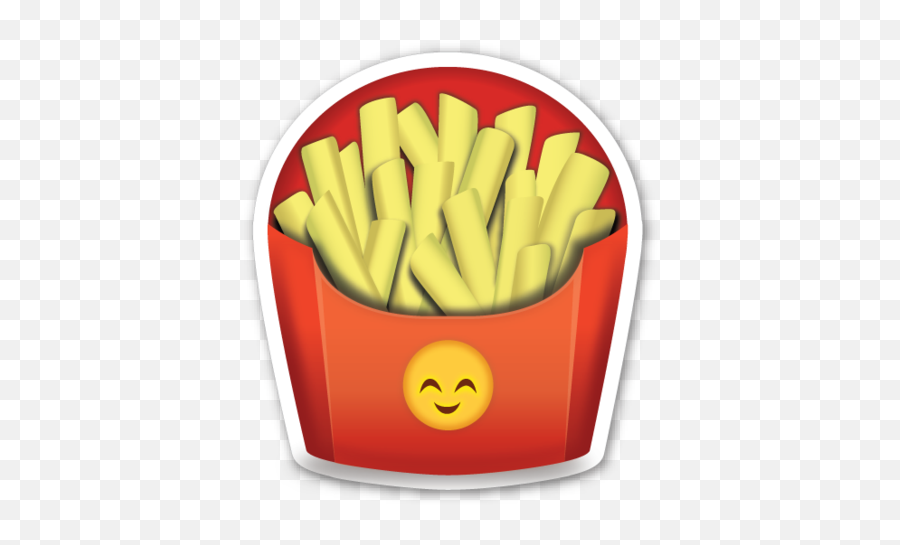 French Fries Emoji Png - Happy,Fries Emoji Png