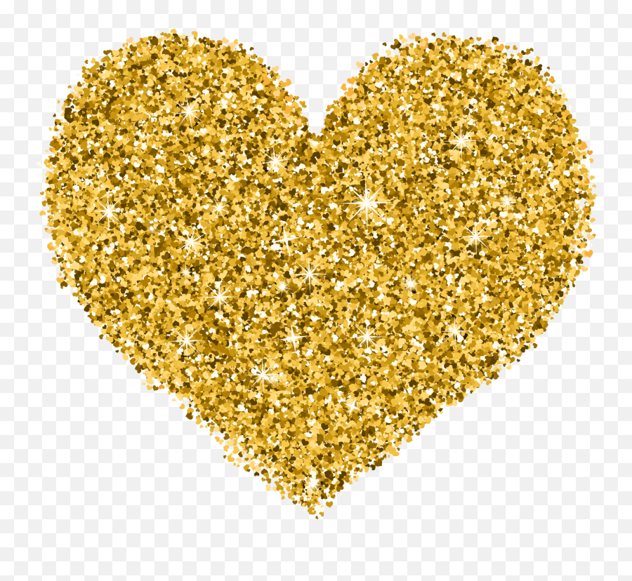 Decorative Golden Heart Transparent Image - Girly Emoji,Golden Heart Emoji