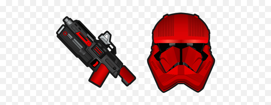 Top Downloaded Cursors - Custom Cursor Star Wars Sith Trooper Blaster Emoji,Cursed Emoji Gun