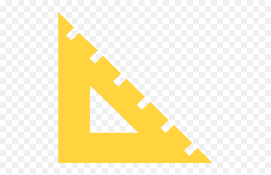 Triangular Ruler - Dot Emoji,Ruler Emoticon