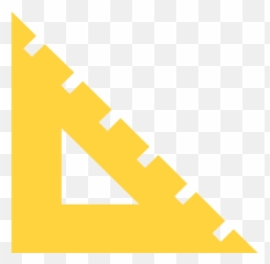 Triangular Ruler - Dot Emoji,Ruler Emoticon