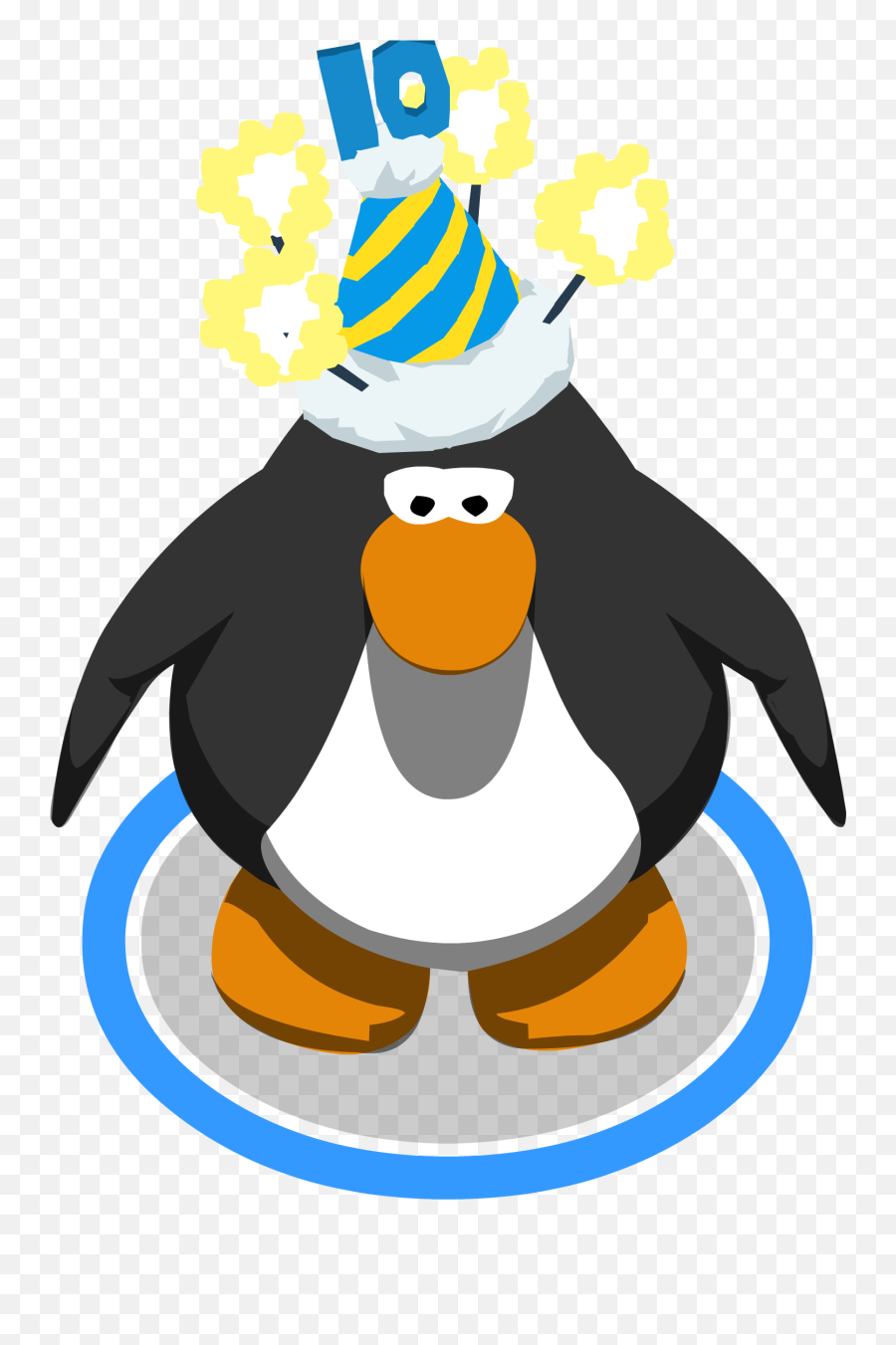 11th Anniversary Hat Club Penguin - Club Penguin Grad Hat Emoji,Club Penguin Halloween Party 2015 Emoticon