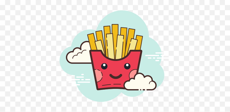 Kawaii French Fries Icon - Roblox Icons Emoji,Skype Heart Emoticon French Flag