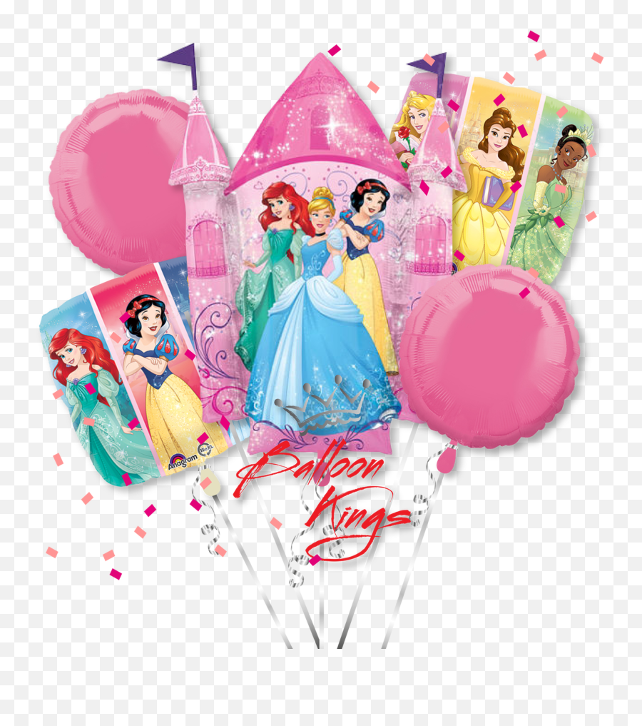 Princess Dream Castle Bouquet - Disney Princess Balloons Emoji,Castle Point Emoji