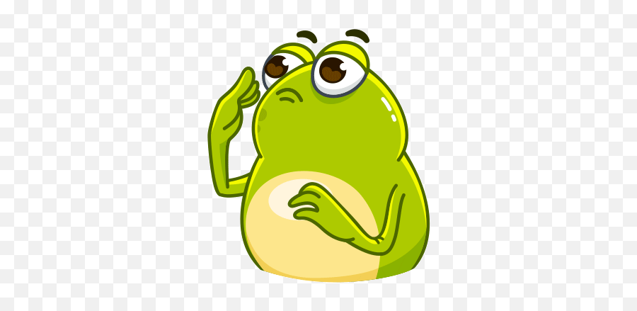 Emoticones Emoji - Frog Animated Sticker,Perdi Mis Emojis En Whatsapp