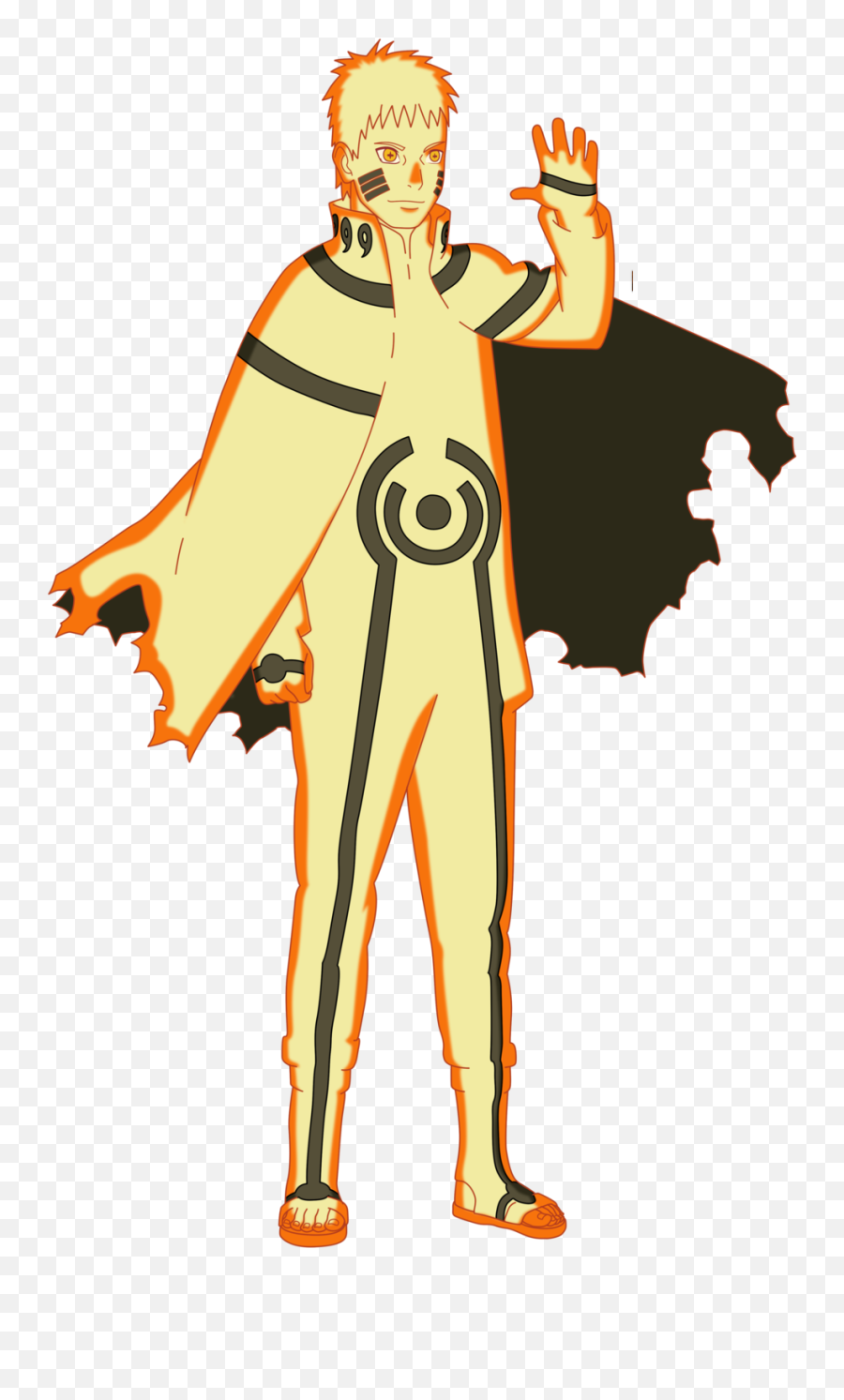 Naruto Uzumaki - Naruto Hokage Emoji,Six Tails Saiken Emotion