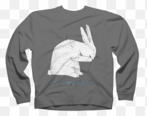 Best Cartoon Crewnecks Design By Humans - Sweater Emoji,Milky Bunny Rabbit Emoticons