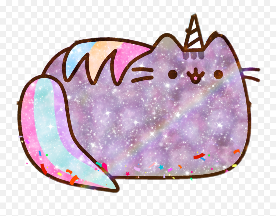 Pusheen Cat Rainbow - Girly Emoji,Pusheen Cats Emotions