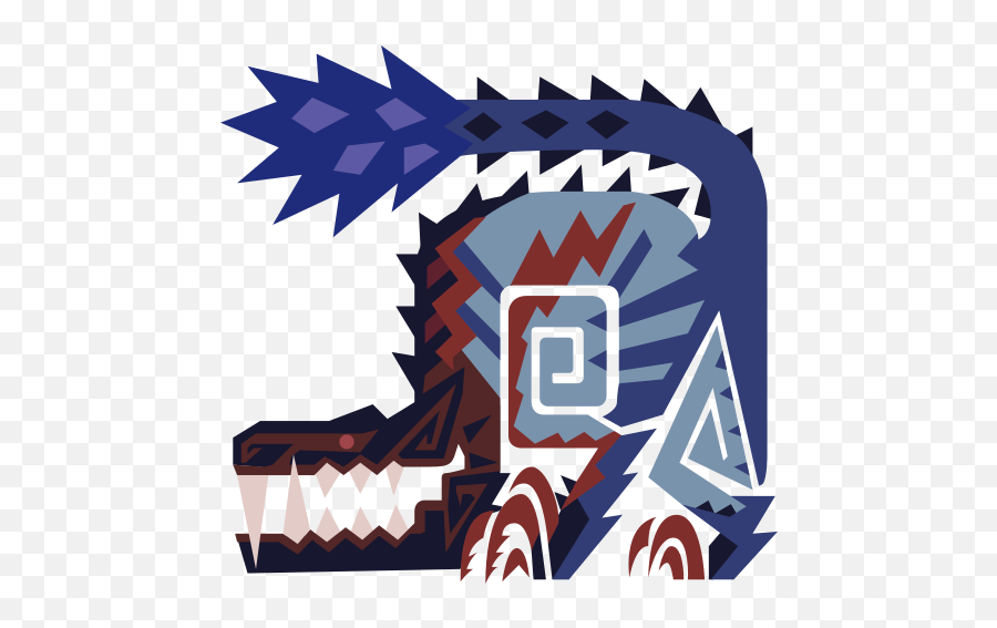 Ebony Odogaron Monster Hunter World - Odogaron Icon Emoji,Oragon Flag Emoji