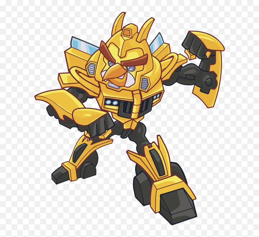 Bumblebee Transformers Png - Image Chuck Png Angry Birds Angry Birds Robot Character Emoji,Hurr Emoticon Transformers