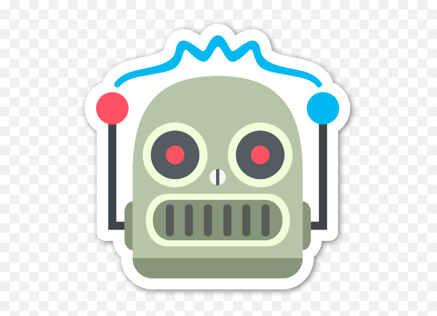 Robot - Stickerapp Robot Face Emoji,Hoja De Emojis Para Imprimir