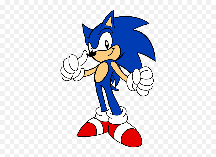 How To Draw Sonic The Hedgehog In A Few - Sonic The Hedgehog Emoji,Sonic Emotion Sketch