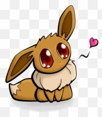 Eevee Kawaii Pokemon Shiny Sticker By Ultasylveon15 - Eevee Kwaii Emoji,Pokemon Eevee Emoji Gif