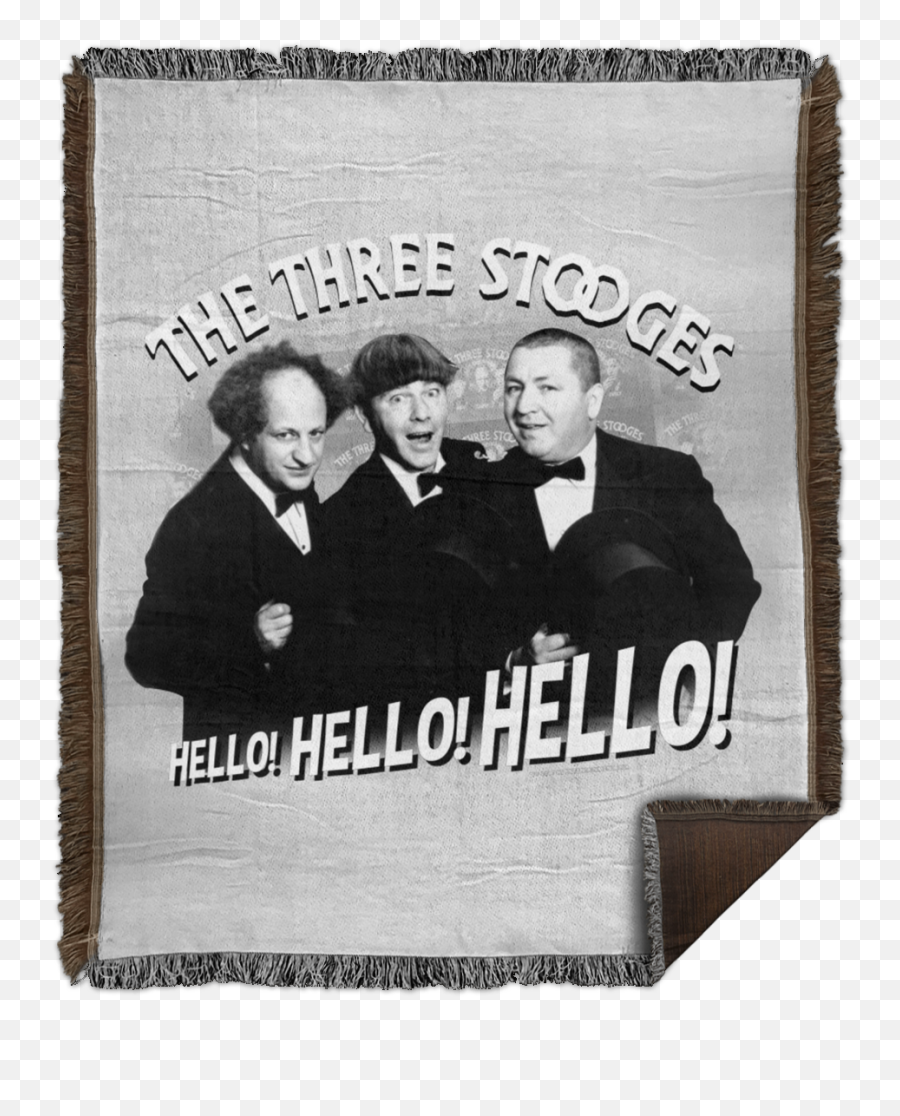 Three Stooges Hello Hello Hello Large - Curly Three Stooges Hello Emoji,Three Stooges Related Emoji