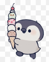 Penguin Pinguino Cute Sticker By Lilian Gonzalez - Cute Bff Animuls Drawing Emoji,Kwaii Emoticons