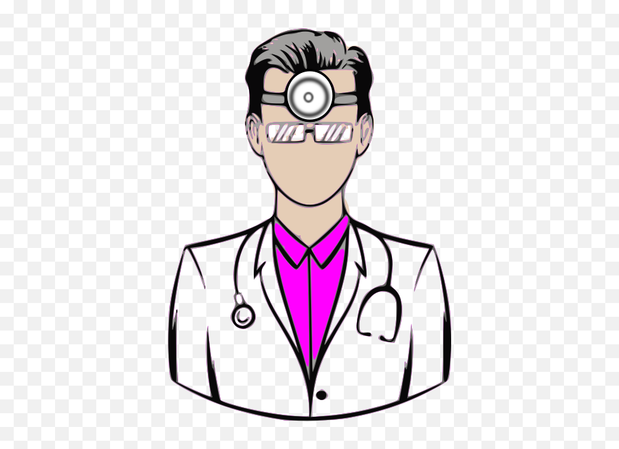Doctor Vector Image Free Svg - Otolaryngologist Png Emoji,Asian Blush Emoticon