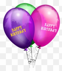 Colorful Birthday Balloons Png Photo - Happy Birthday Balloon Png Emoji,Birthday Balloons Emojis