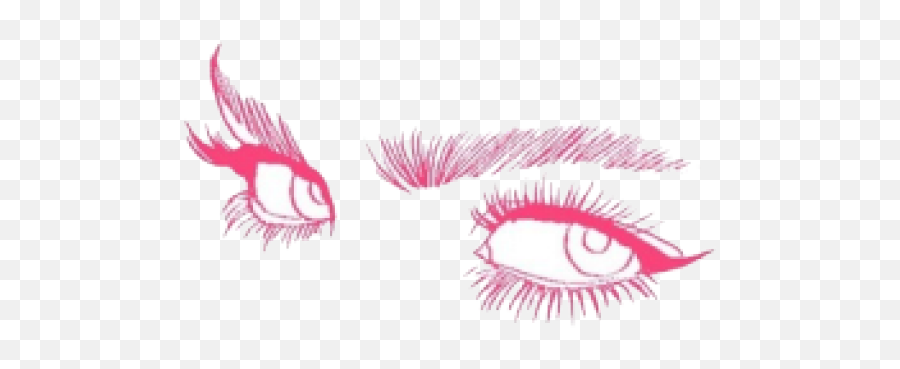 Drawn Eyelash Tumblr Background - Lips Aestetich Drawing Emoji,Long Eyelah Emoji