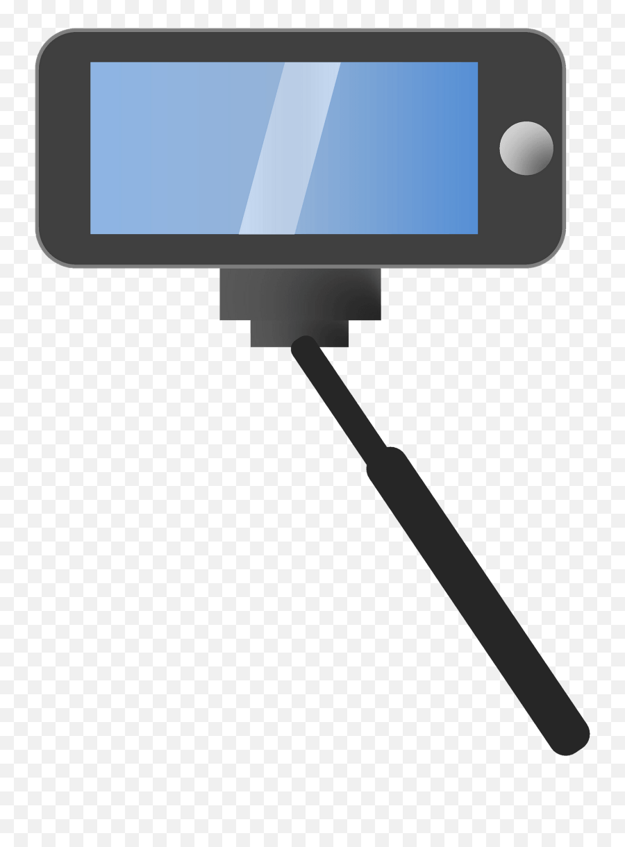 Selfie Stick Clipart - Smartphone Emoji,Emoji Selfie Stick