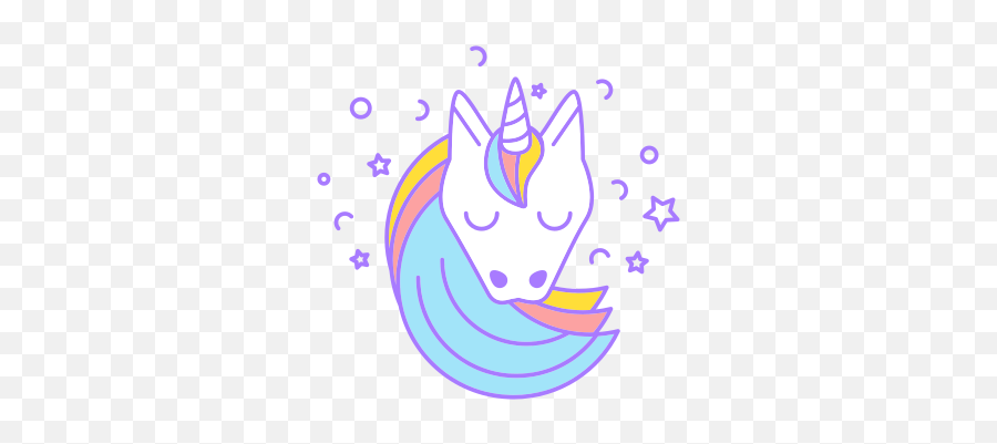 Dreamy Unicorn Free Svg File - Svgheartcom Emoji,Purple Heart Unicorn Emojis