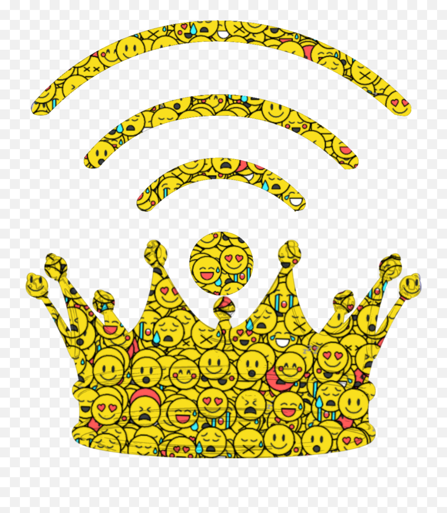 Emoji Crown Wifi Mwsk Edits Remix - Decorative,New Crown Emoji