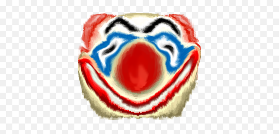 Ugly Liquified Clown Emoji Emoji - Clown Emoji,Fight Emoji