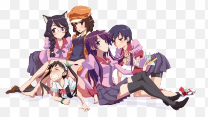 Kyun Chara Momoe Nagisa Review - Monogatari Characters Emoji,Kyubey Face Emoticon