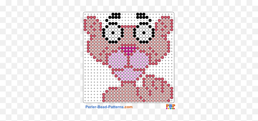 Pink Panther Perler Bead Pattern Download A Great - Hama Bead Pink Panther Pattern Emoji,Perler Bead Emoji Template