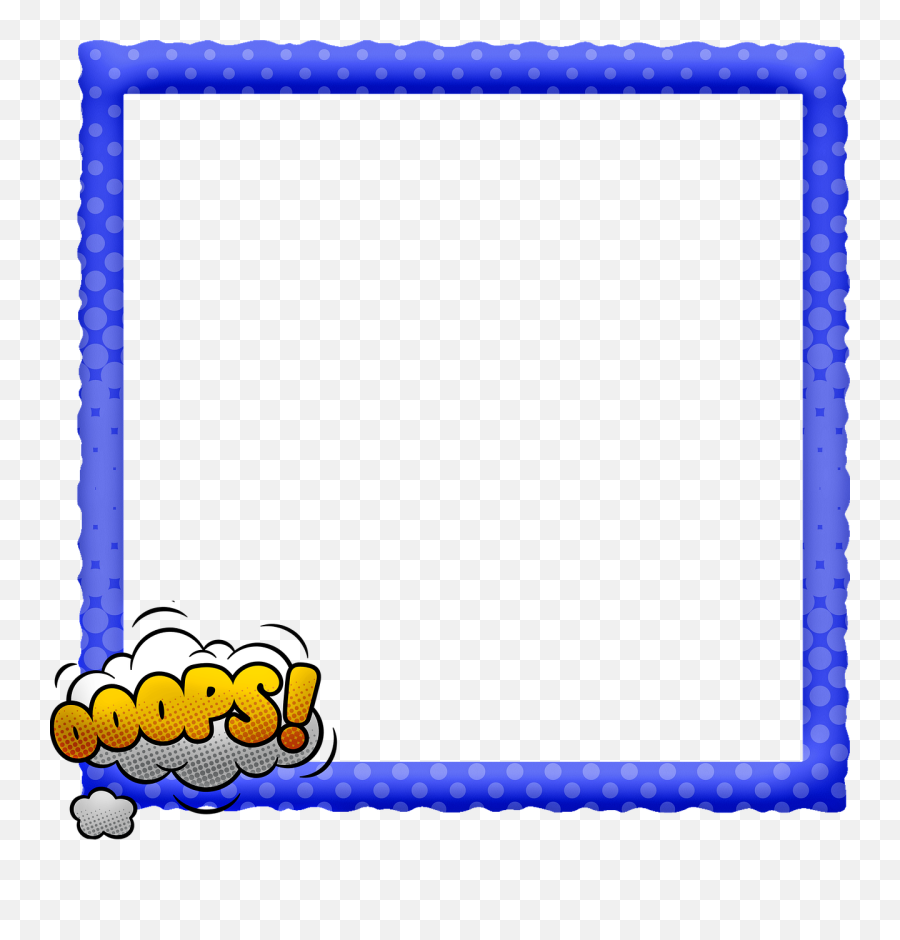 Comic Frame Speech Bubbles - Super Hero Frame Emoji,Alien Picture Frame Emoji