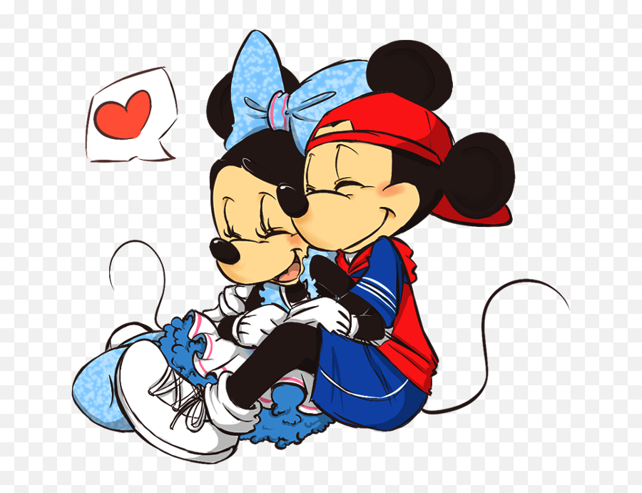 Minnie Mickey Love Mickeymouse Sticker By In Love - Mickey Y Minnie Cool Emoji,Mickey And Minnie Emoji