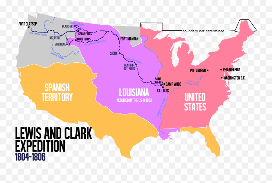 Debating Sacagawea Pathfinder Or Slave Voice Of America - Labeled Lewis And Clark Expedition Map Emoji,Don't Be A Slave To Your Emotions