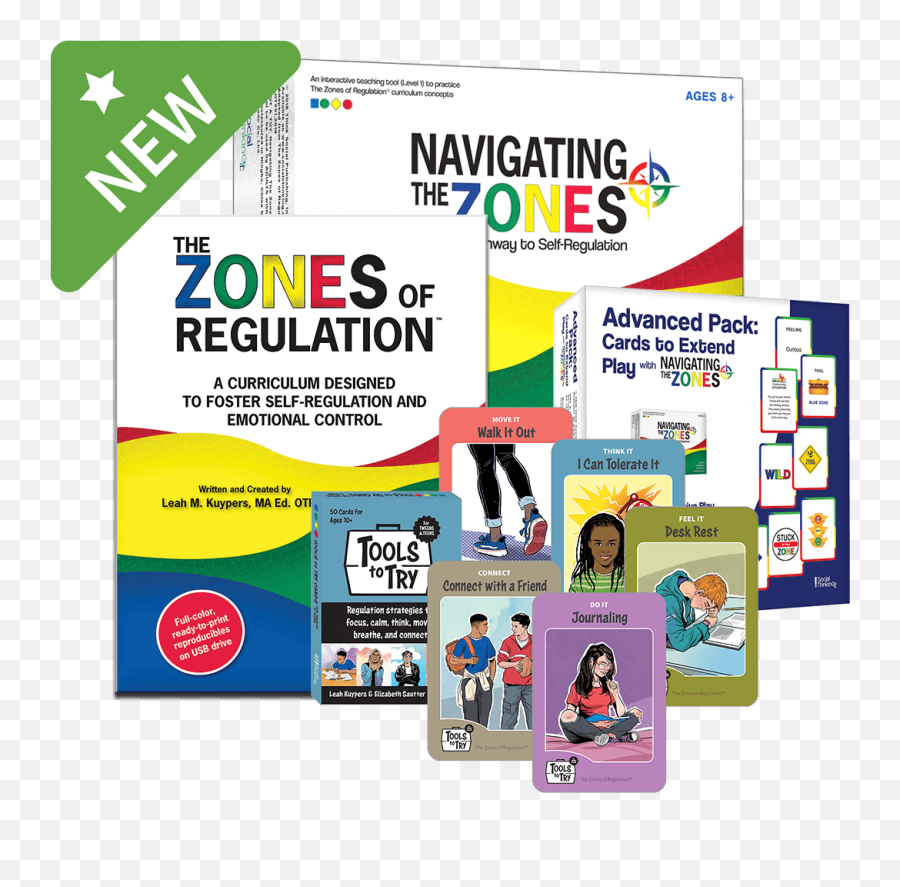 Socialthinking - Social Thinking Zones Of Regulation Curriculum Emoji,Language Builder Photo Emotion Cards
