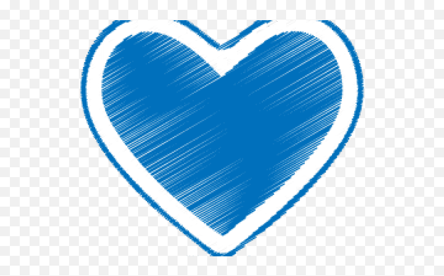 Heart Shaped Clipart Blue - Sketch Heart Icon Png Emoji,Mint Green Heart Emoji