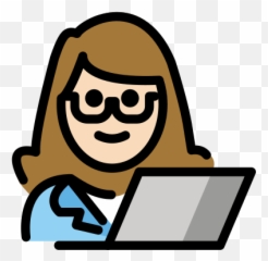 U200d Woman Technologist Light Skin Tone Emoji - Technologist Clipart,Sun Emoji For Computer
