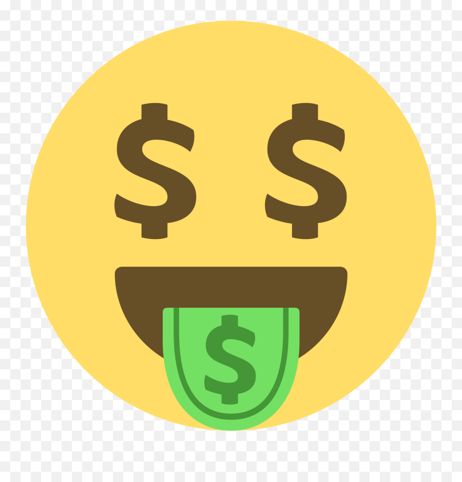 M O N E Y F A C E E M O J I - Zonealarm Results Emoji Cara Dinero Png,How To Draw A Kissing Emoji