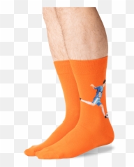 Mens Soccer Player Crew Socks - Ankle Emoji,Hots Equip Emoji