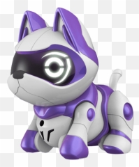 Tekno Babies Purple Kitty - Walmartcom Fictional Character Emoji,Shows Emotion Robot Pet