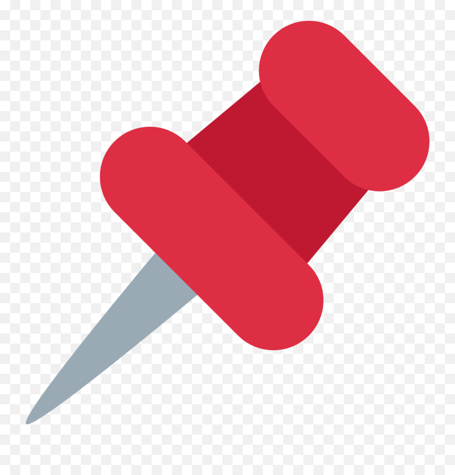Pushpin Emoji Meaning With Pictures - Pin Emoji Png,Twitter Emoji