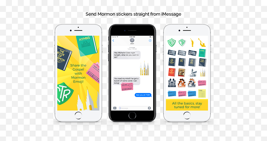 Imessage App Images - Smart Device Emoji,Lds Mormon Emojis