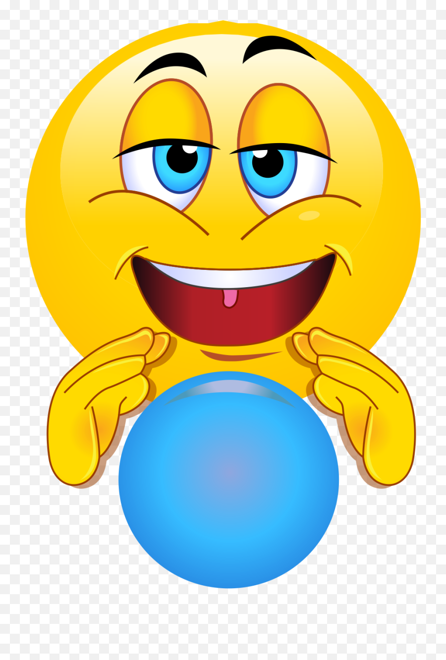 Crystal Ball Emoji Decal - Save The World Emoji,What Emoji To Use For Thank You