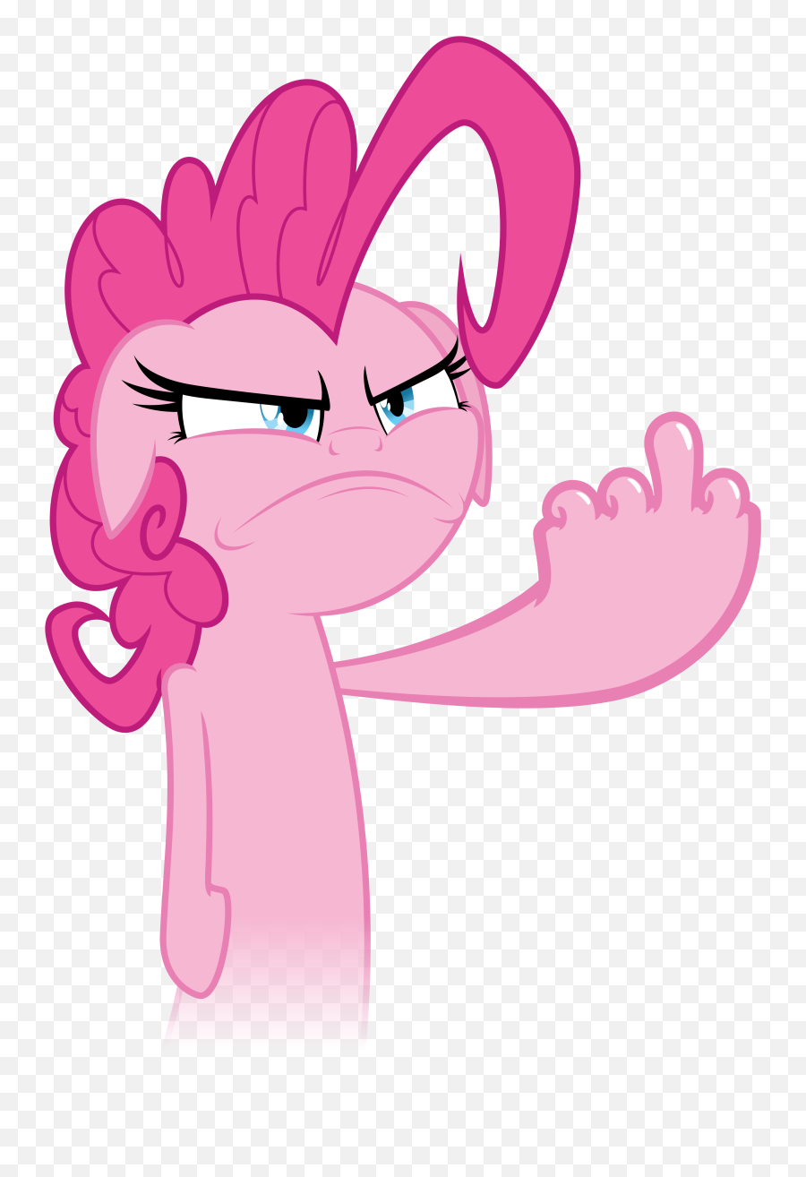 Finger Clipart Pinkie Finger Picture - My Little Pony Middle Finger Emoji,Emoji Giving The Finger