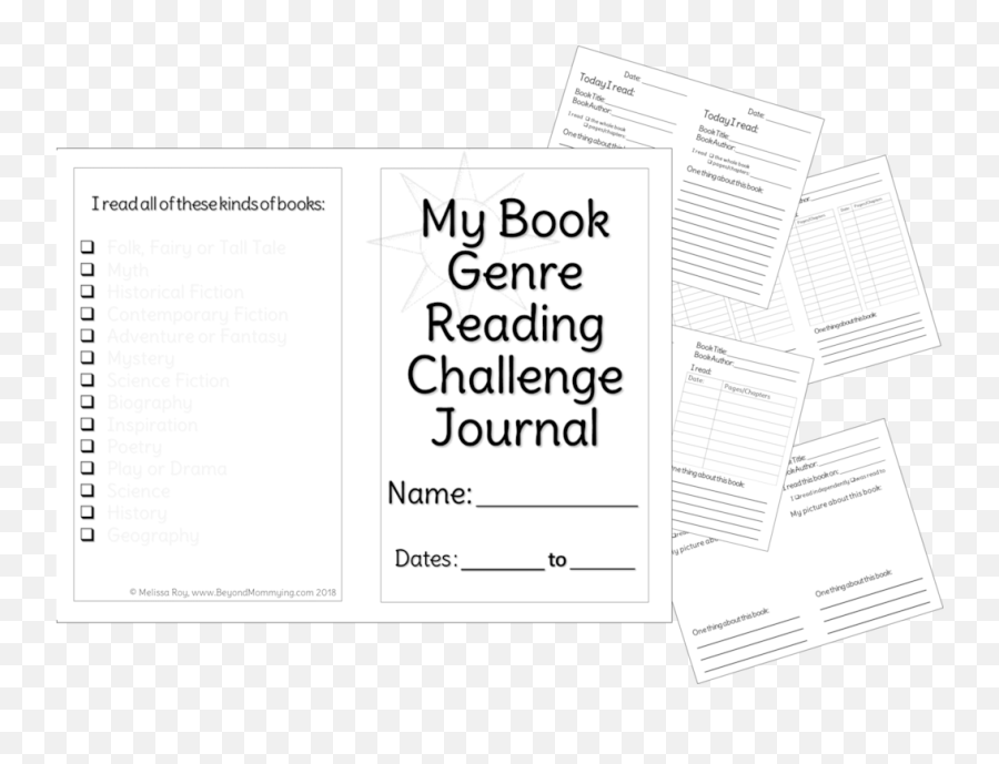 Book Genre Reading Challenge - Document Emoji,Poems Of Emotions Kids