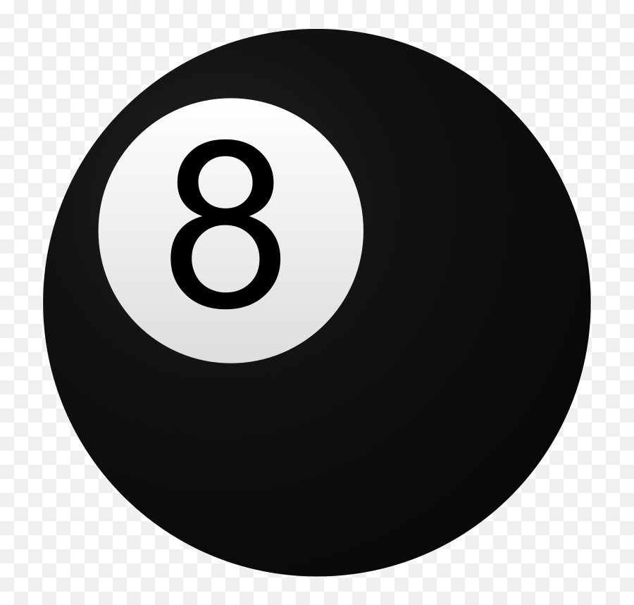 Billiards Eight Ball Pool Billiard - 8 Ball Clipart Emoji,Magic 8 Ball Emoticon