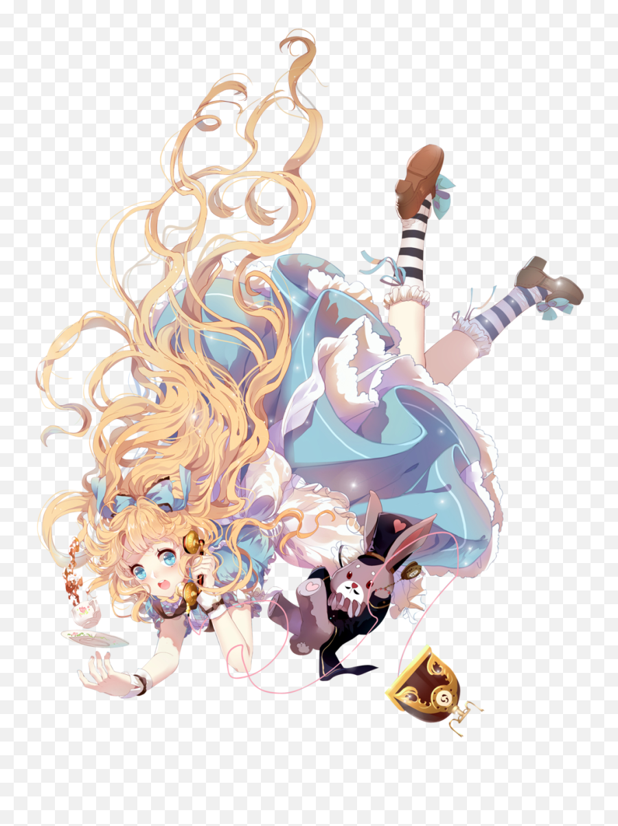 Alice Aliceinwonderland Sticker - Alice In Wonderland As Anime Emoji,Alice Anime Emojis