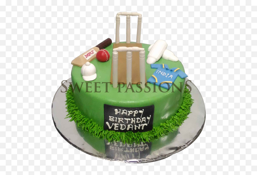 Birthday Cake Emoji Png - Cricket Cake Theme Cake With Cake Cricket Theme Oitch,Cake Emoji