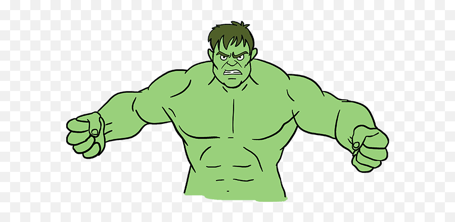 How To Draw The Hulk - Hulk Easy Drawing Emoji,Emotion Trigger Hulk