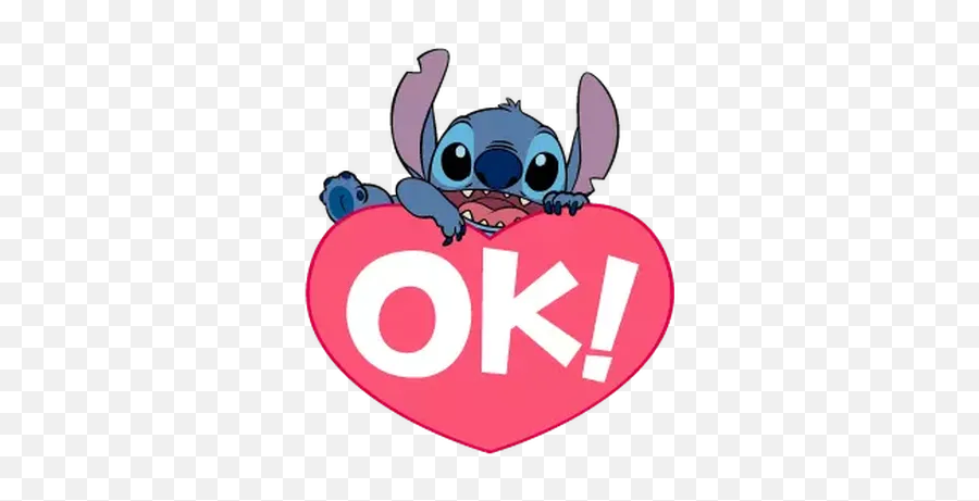 Stitch Sticker Pack - Stickers Cloud Whatsapp Stitch Stickers Emoji,Imagen Del Ok Del Emoticon