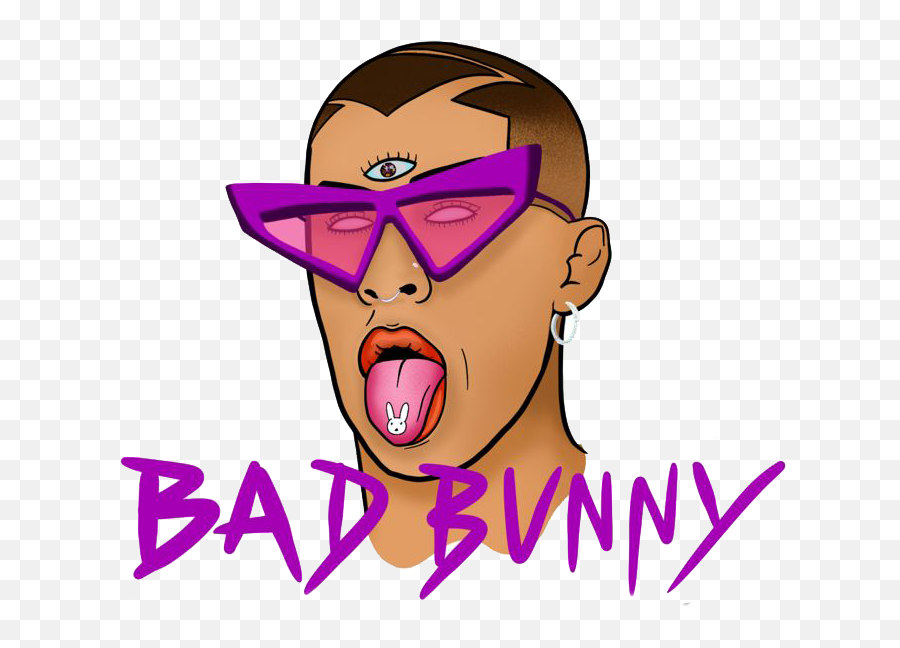 Bad Bunny U2013 Adrianau0027s Paper Crafts - Png Cartoon Logo Bad Bunny Emoji,Emoticon Cake Bunny