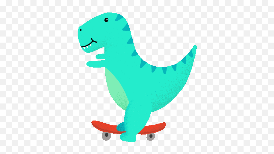 Phonics S Blends - T Rex On Skateboard Cute Emoji,Skateboard Gif Emoji