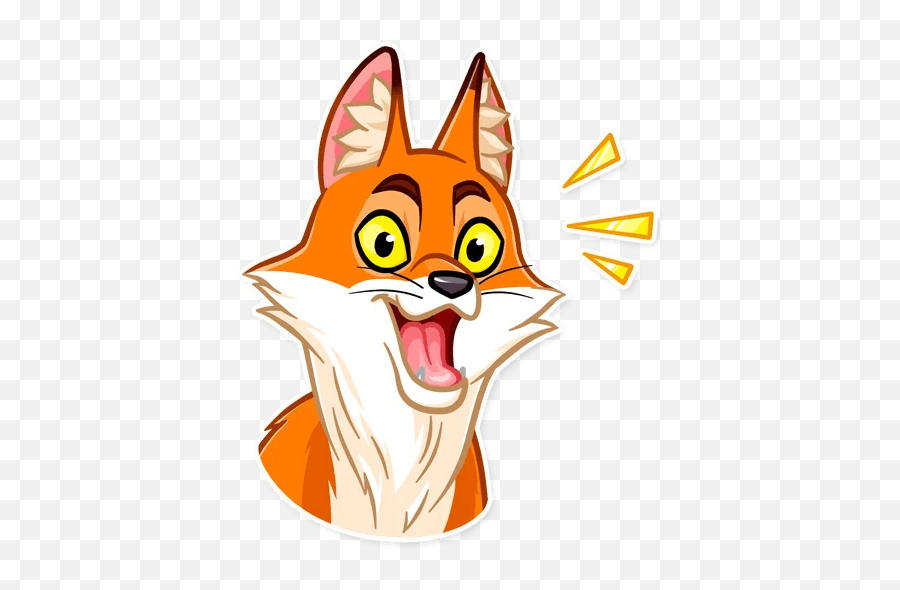 What Does The Fox Say - Telegram Sticker Telegram What Does The Fox Say Stickers Emoji,Red Fox Emoticon Tongue